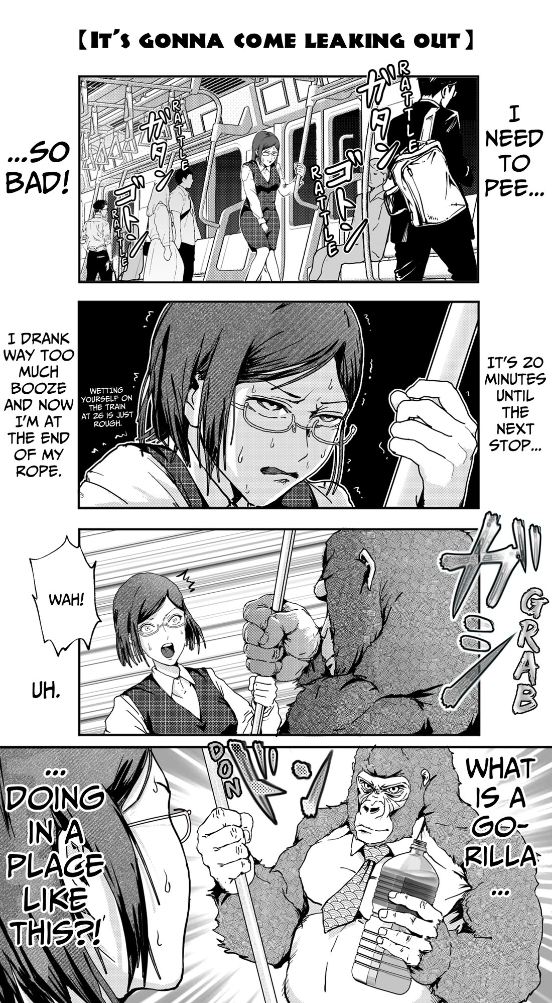 An Extremely Attractive Gorilla Chapter 24 page 1 - Chapter 24: It's Gonna Come Leaking Out