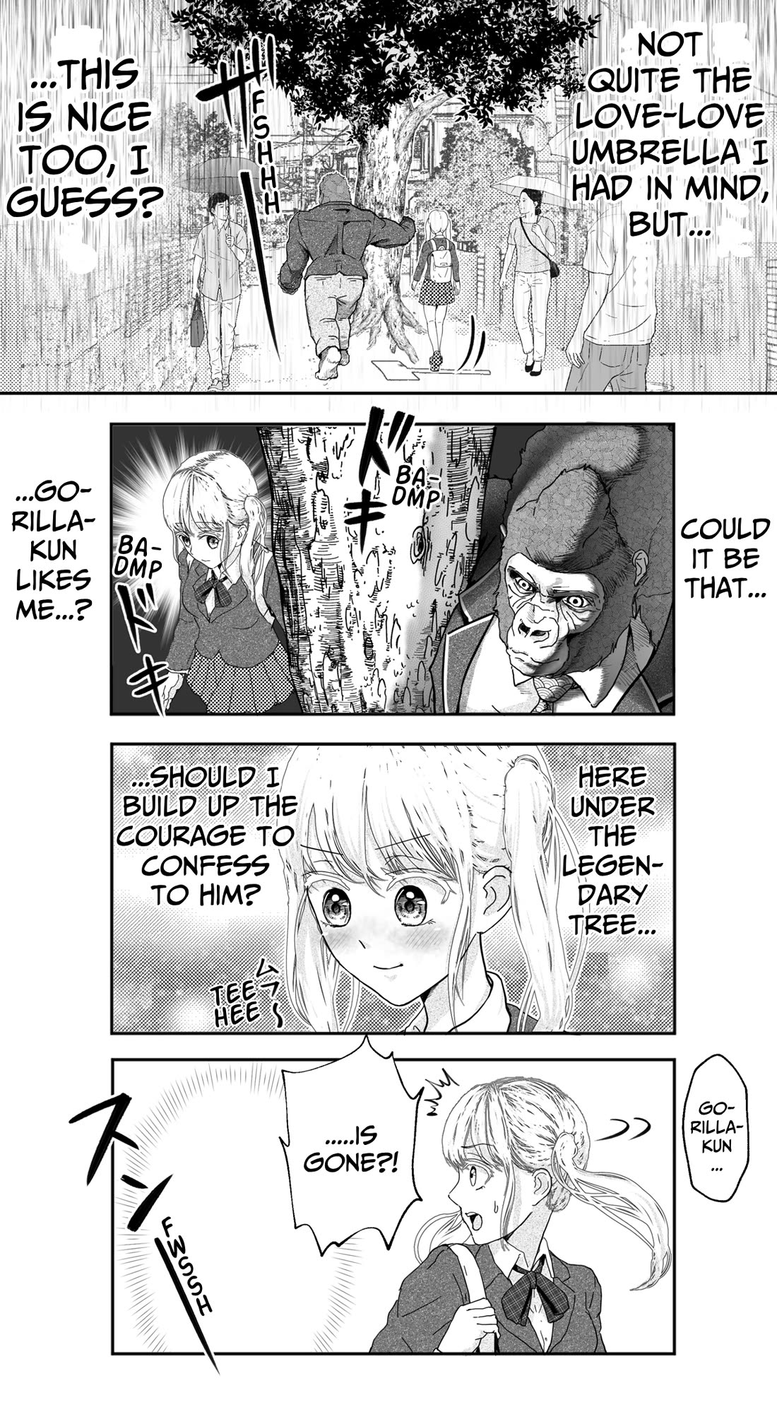 An Extremely Attractive Gorilla Chapter 26 page 4 - Chapter 26: Love-Love Umbrella