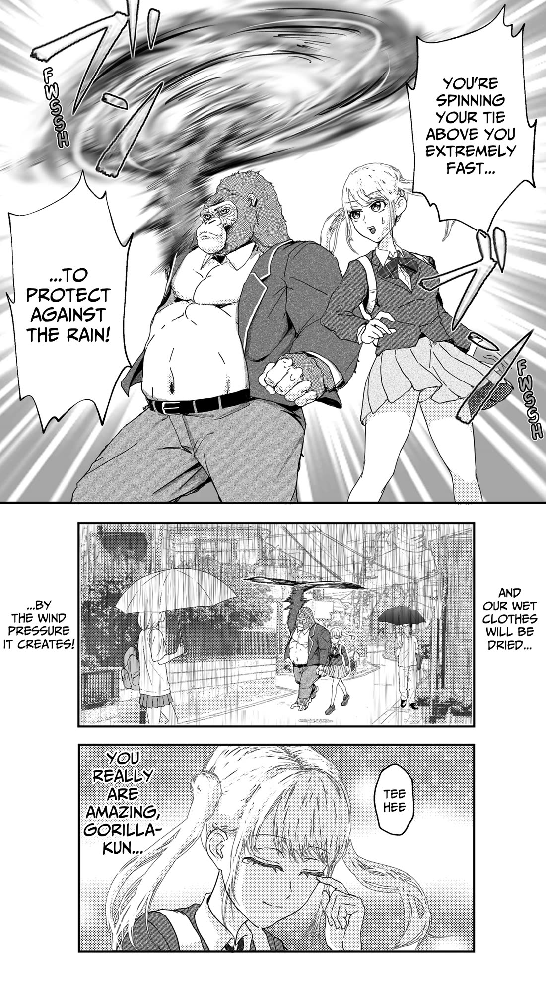 An Extremely Attractive Gorilla Chapter 26 page 7 - Chapter 26: Love-Love Umbrella