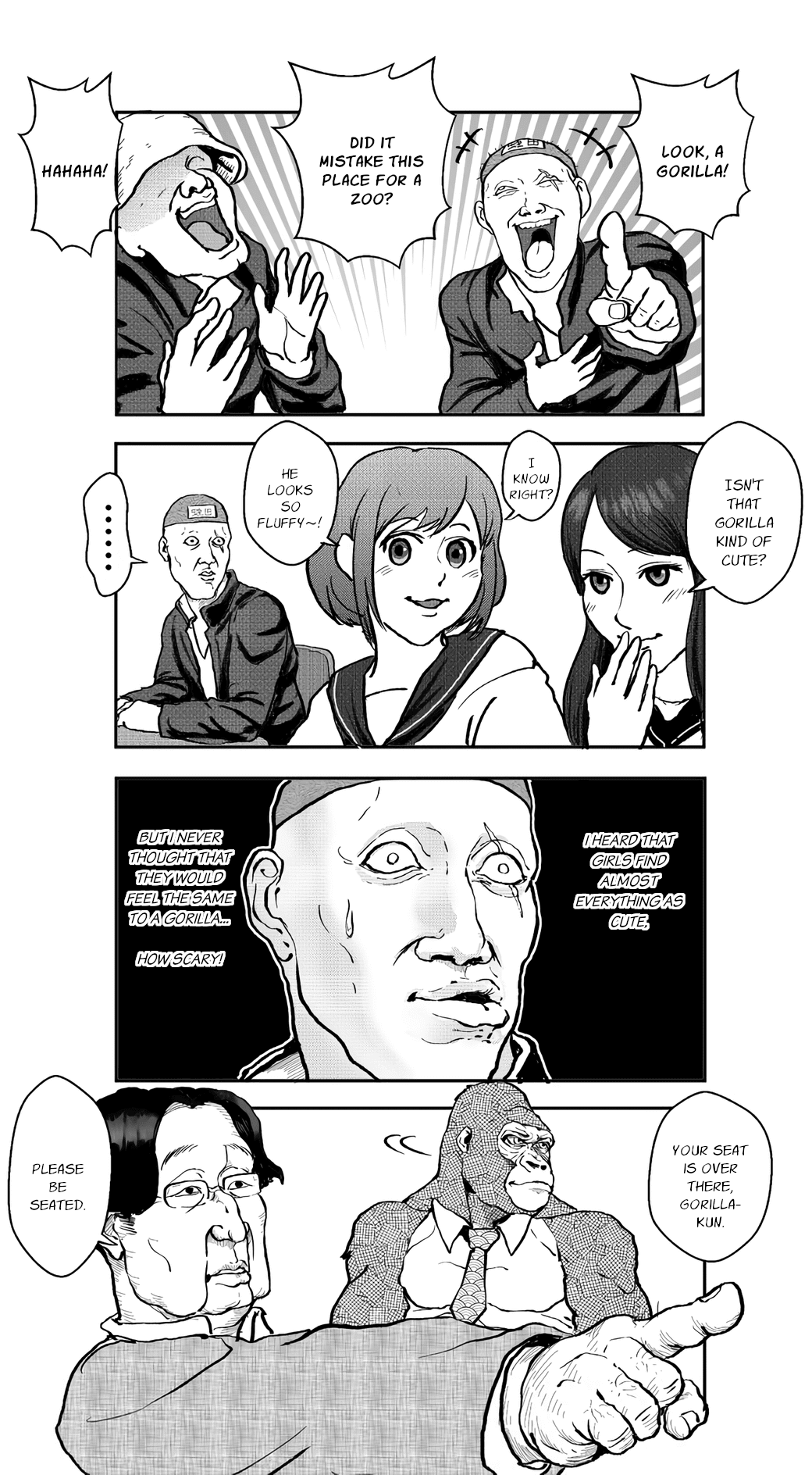 An Extremely Attractive Gorilla Chapter 6 page 3 - Chapter 6: The Transfer Student