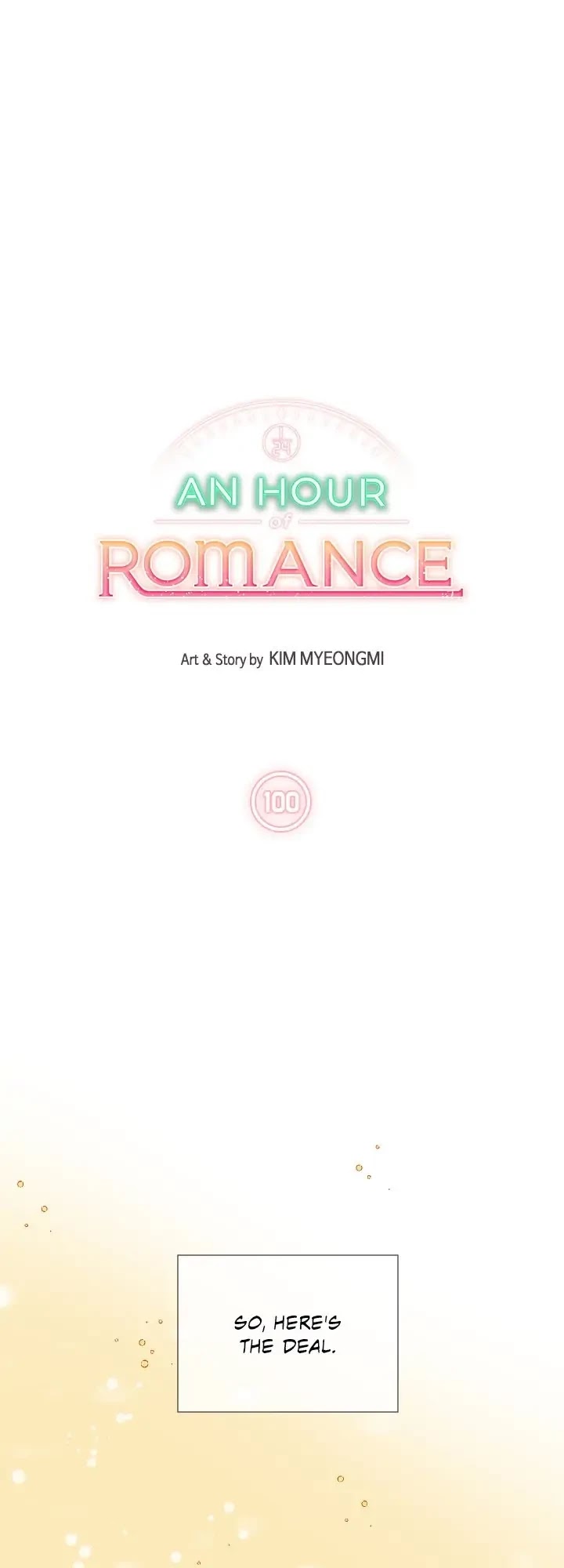 An Hour of Romance Chapter 100 page 4 - Chapter 100