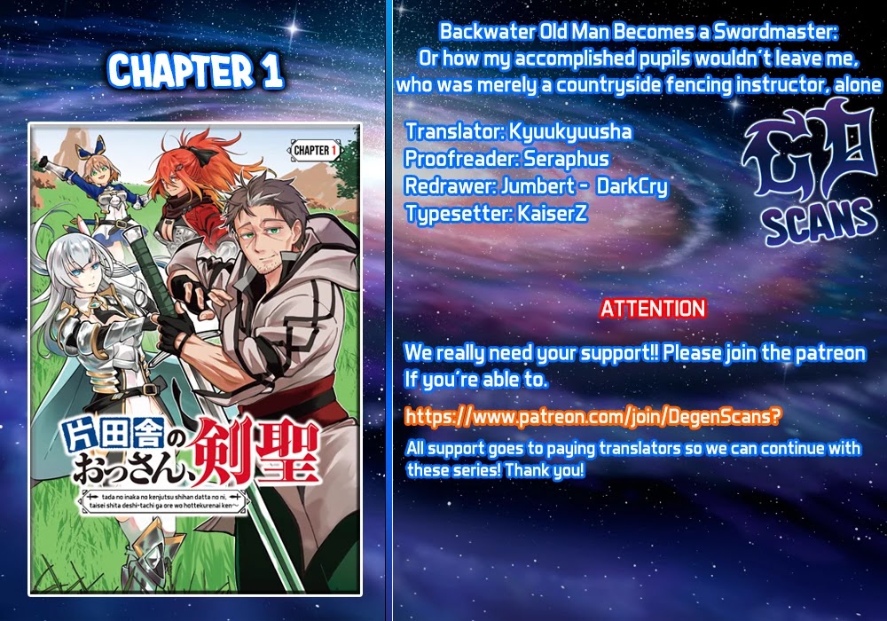 An Old Man From the Countryside Becomes a Swords Saint: I Was Just a Rural Sword Teacher, but My Successful Students Won't Leave Me Alone! Chapter 1 page 1 - Chapter 1