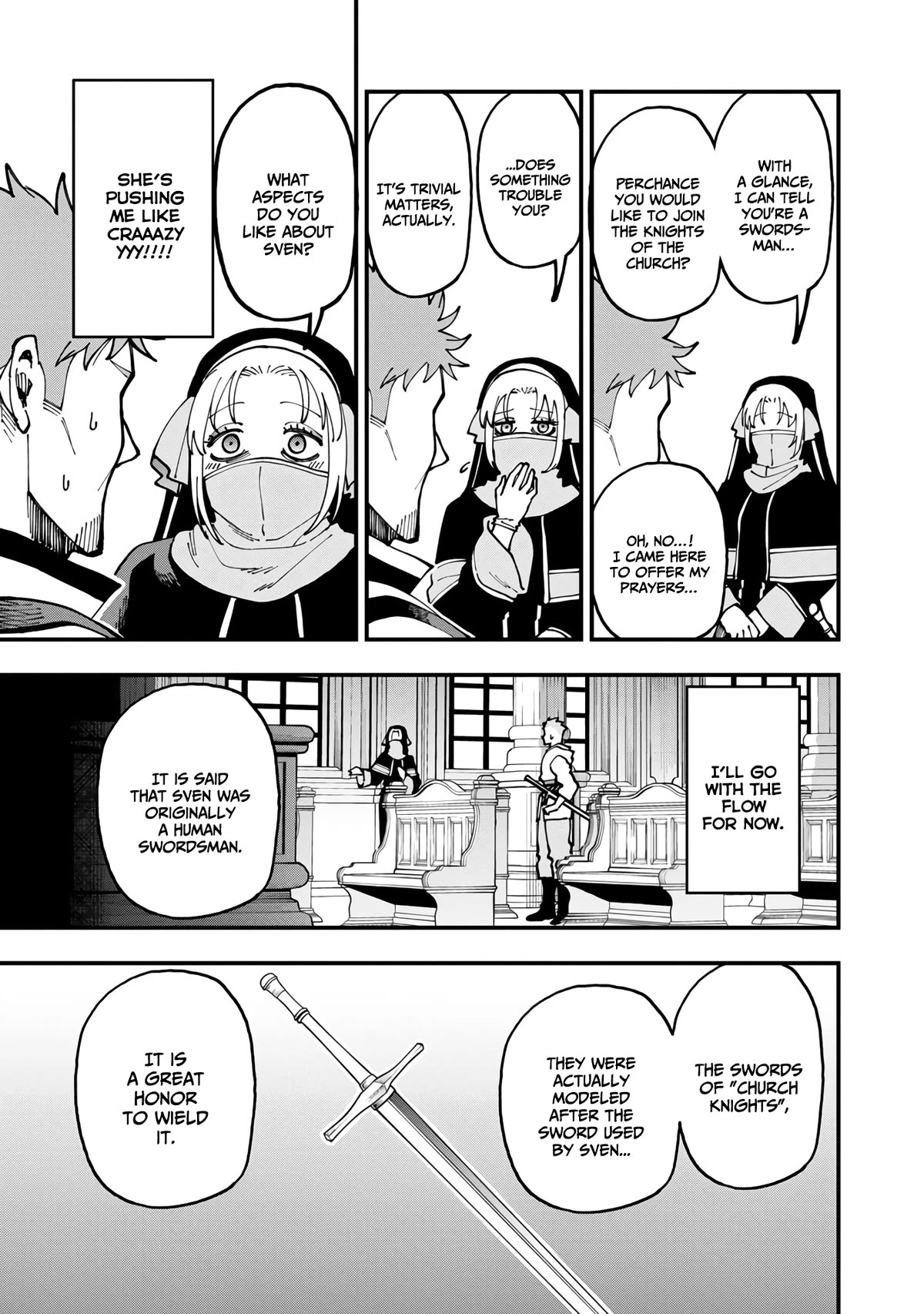 An Old Man From the Countryside Becomes a Swords Saint: I Was Just a Rural Sword Teacher, but My Successful Students Won't Leave Me Alone! Chapter 20 page 34 - Chapter 20: Old man, going to church!!