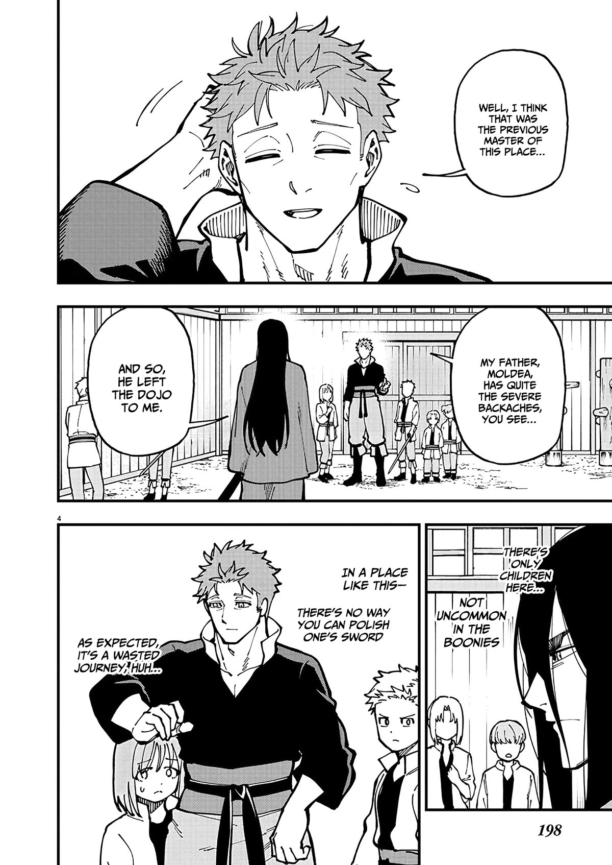 An Old Man From the Countryside Becomes a Swords Saint: I Was Just a Rural Sword Teacher, but My Successful Students Won't Leave Me Alone! Chapter 21.5 page 5 - Chapter 21.5: The dojo crusher, met the old man!