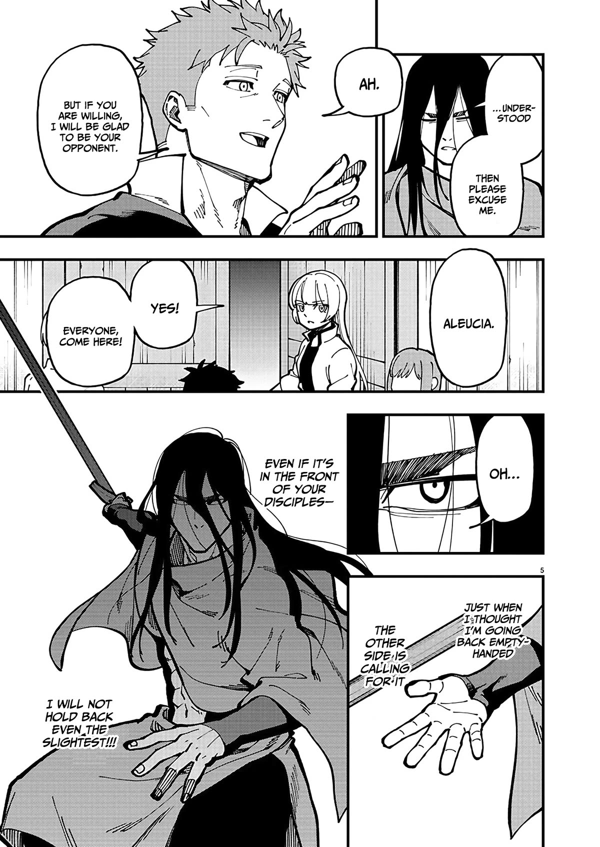 An Old Man From the Countryside Becomes a Swords Saint: I Was Just a Rural Sword Teacher, but My Successful Students Won't Leave Me Alone! Chapter 21.5 page 6 - Chapter 21.5: The dojo crusher, met the old man!