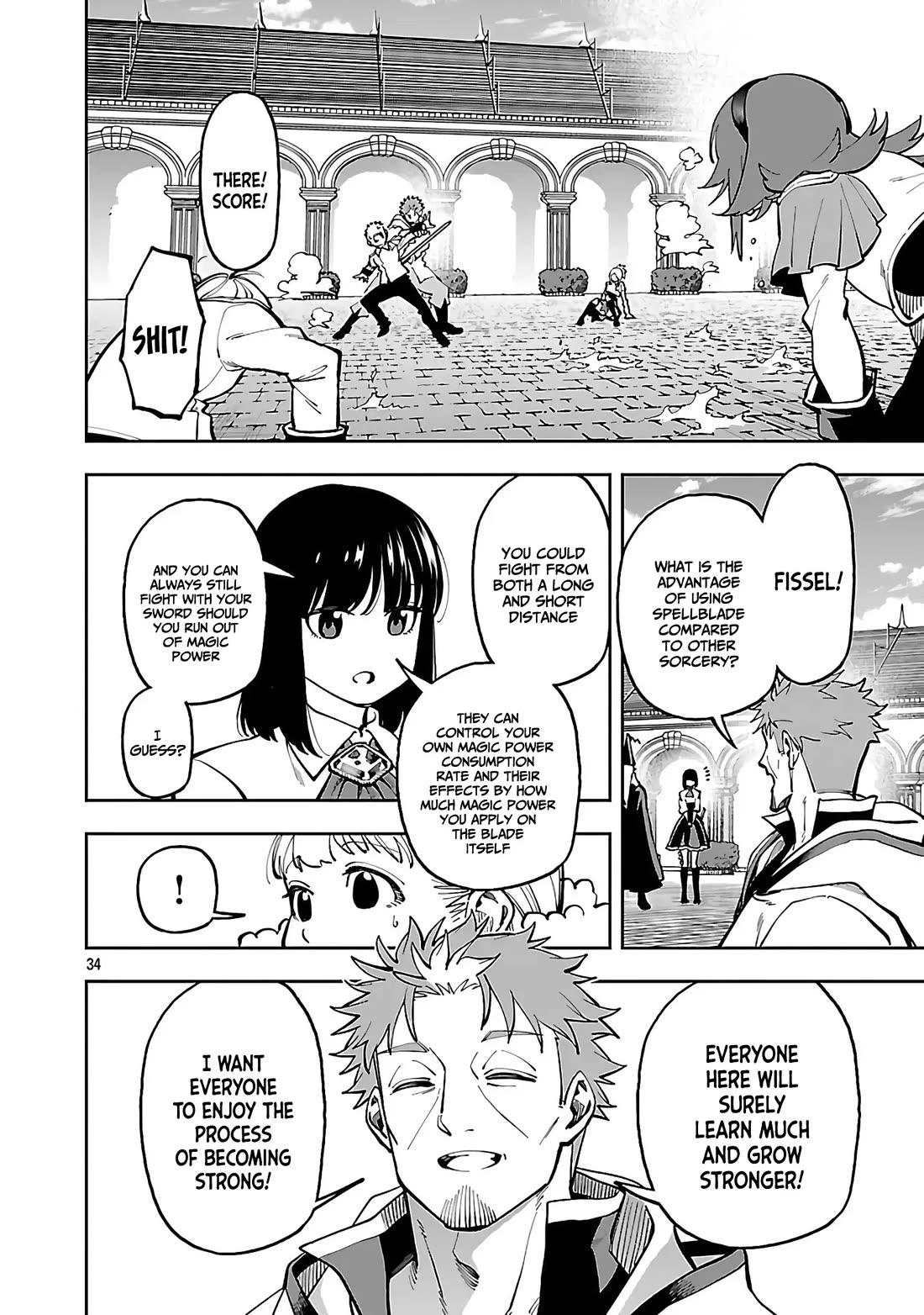 An Old Man From the Countryside Becomes a Swords Saint: I Was Just a Rural Sword Teacher, but My Successful Students Won't Leave Me Alone! Chapter 31 page 34 - Chapter 31: Ossan goes to The Magic Academy!