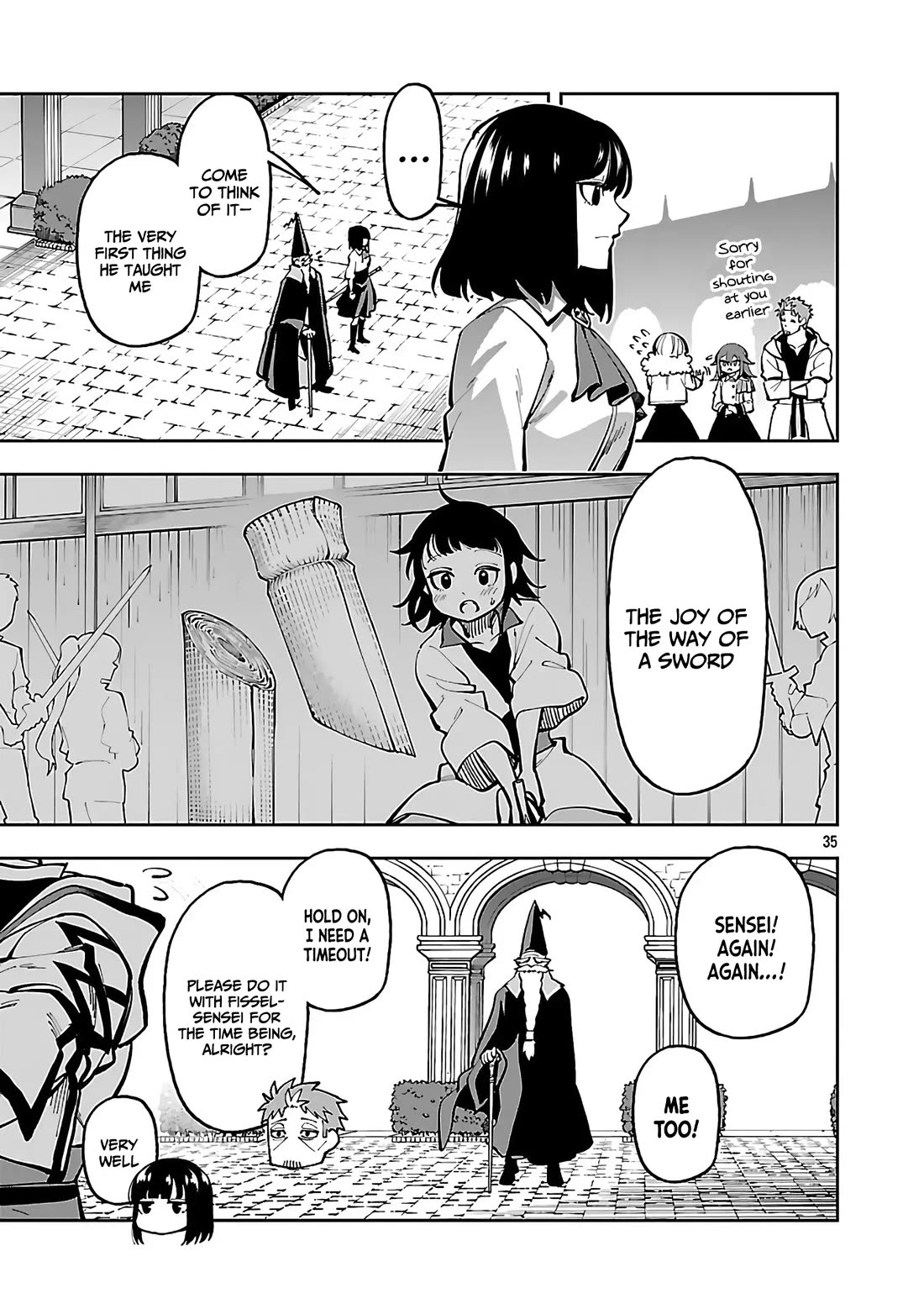 An Old Man From the Countryside Becomes a Swords Saint: I Was Just a Rural Sword Teacher, but My Successful Students Won't Leave Me Alone! Chapter 31 page 35 - Chapter 31: Ossan goes to The Magic Academy!