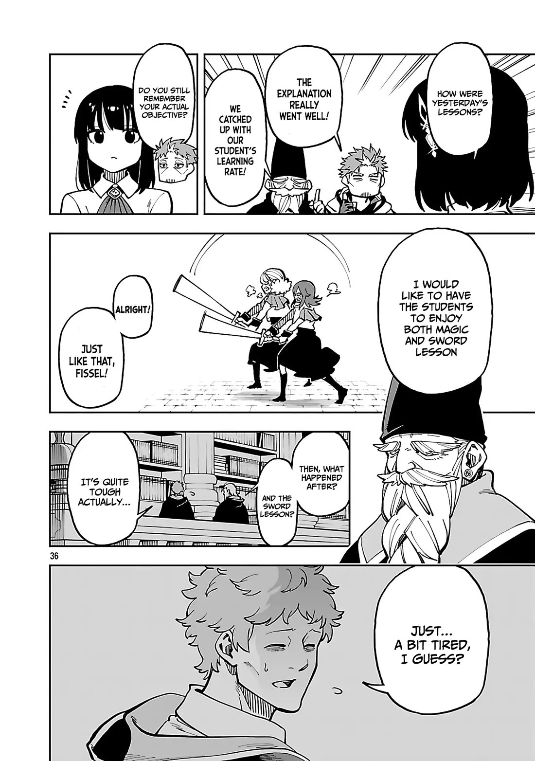 An Old Man From the Countryside Becomes a Swords Saint: I Was Just a Rural Sword Teacher, but My Successful Students Won't Leave Me Alone! Chapter 32 page 34 - Chapter 32: Old Man, Cut The Spell!