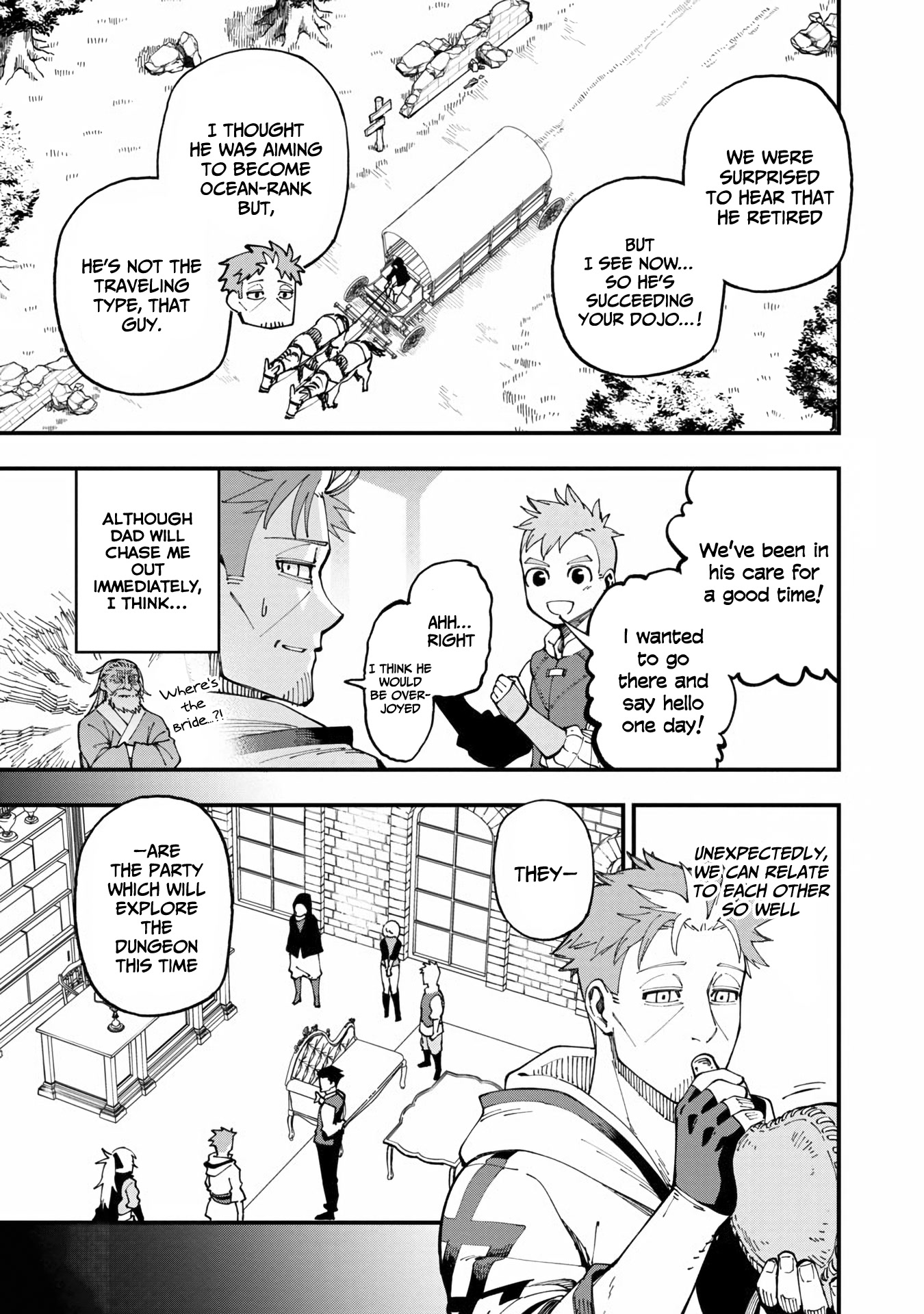 An Old Man From the Countryside Becomes a Swords Saint: I Was Just a Rural Sword Teacher, but My Successful Students Won't Leave Me Alone! Chapter 9 page 6 - Chapter 9: Old man, dungeon attack!