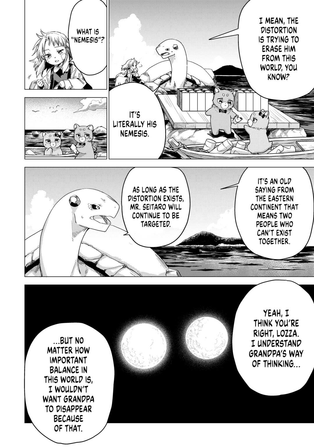 An Oldman in Counterworld. Chapter 57 page 4 - Chapter 57: Old Man is Leaving [END]