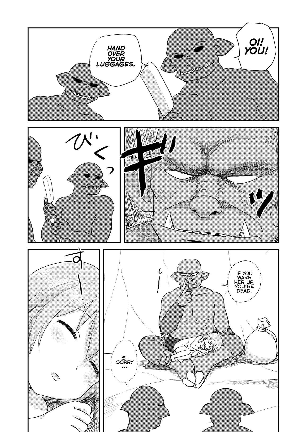 An Orc and a Little Witch Chapter 10.2 page 1 - Chapter 10.2: Side Story II
