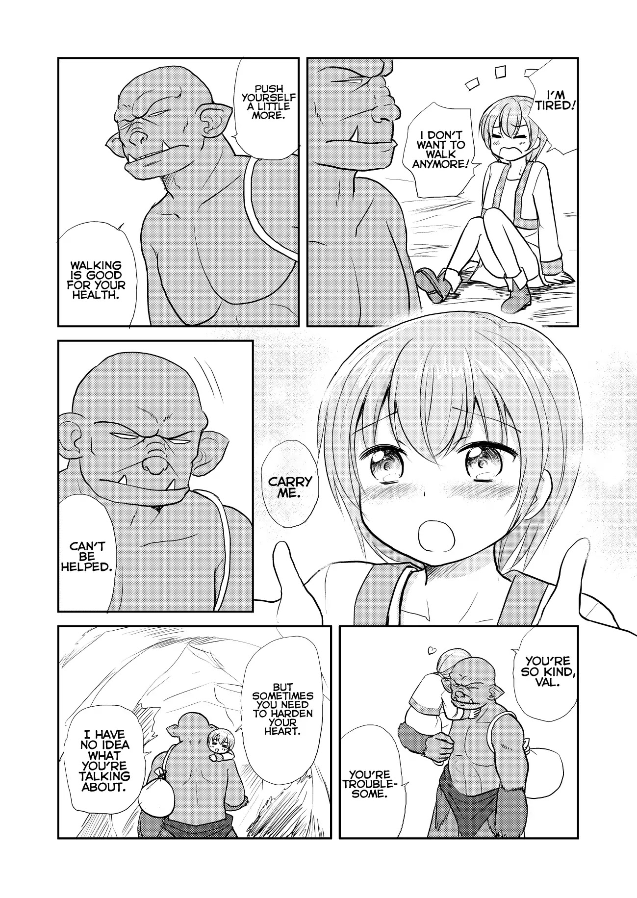 An Orc and a Little Witch Chapter 10.3 page 1 - Chapter 10.3: Side Story III
