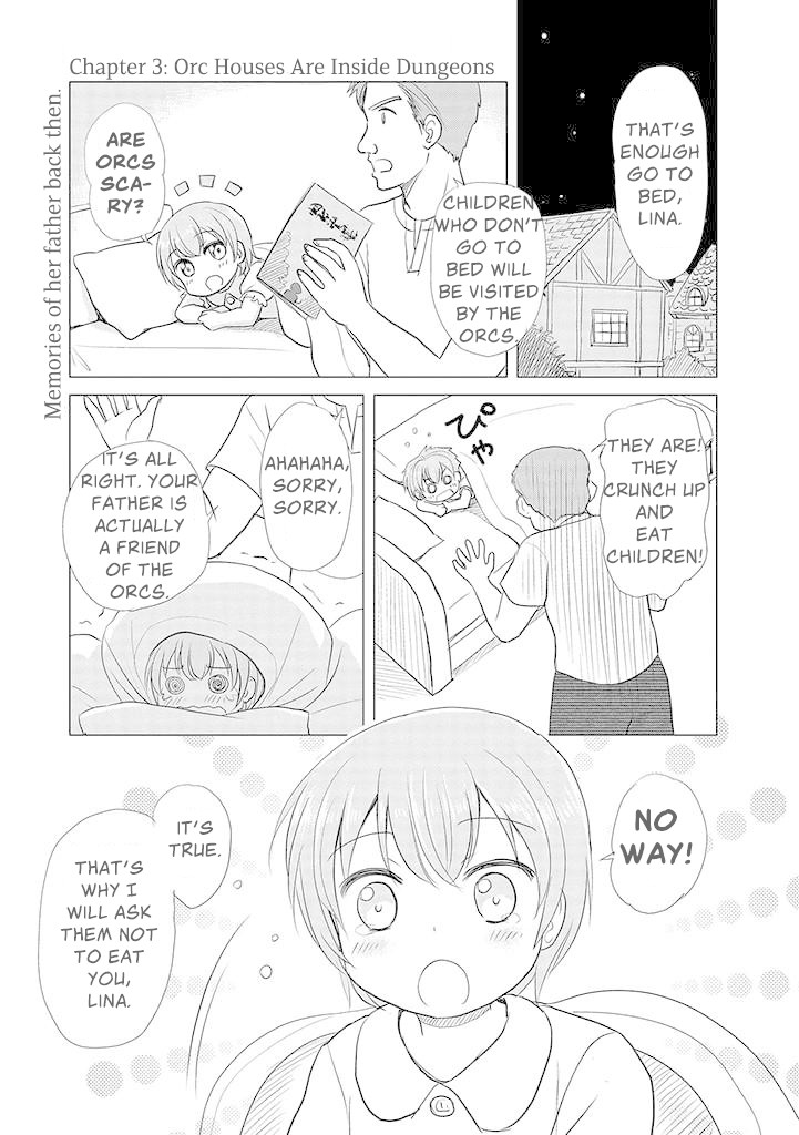 An Orc and a Little Witch Chapter 3 page 1 - Chapter 3: Orc Houses Are Inside Dungeons