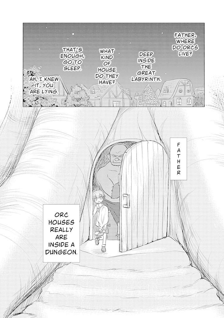 An Orc and a Little Witch Chapter 3 page 2 - Chapter 3: Orc Houses Are Inside Dungeons