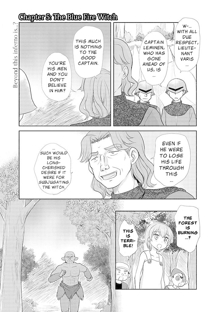An Orc and a Little Witch Chapter 5 page 1 - Chapter 5: The Blue Fire Witch