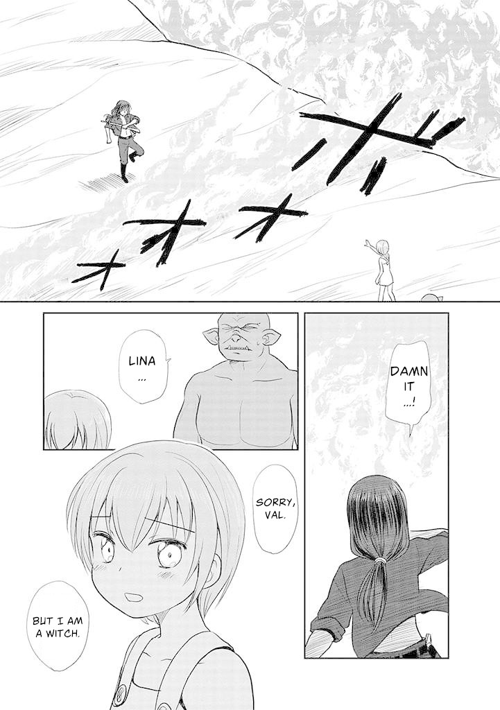 An Orc and a Little Witch Chapter 5 page 7 - Chapter 5: The Blue Fire Witch