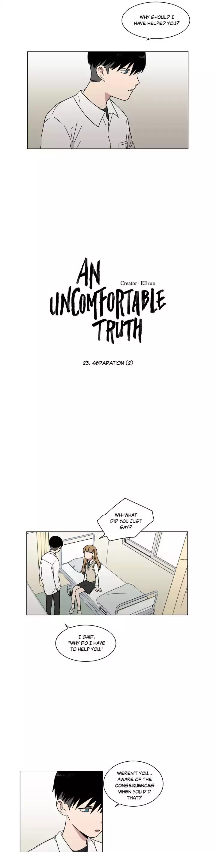 An Uncomfortable Truth Chapter 23 page 3 - Chapter 23: Separation (2)