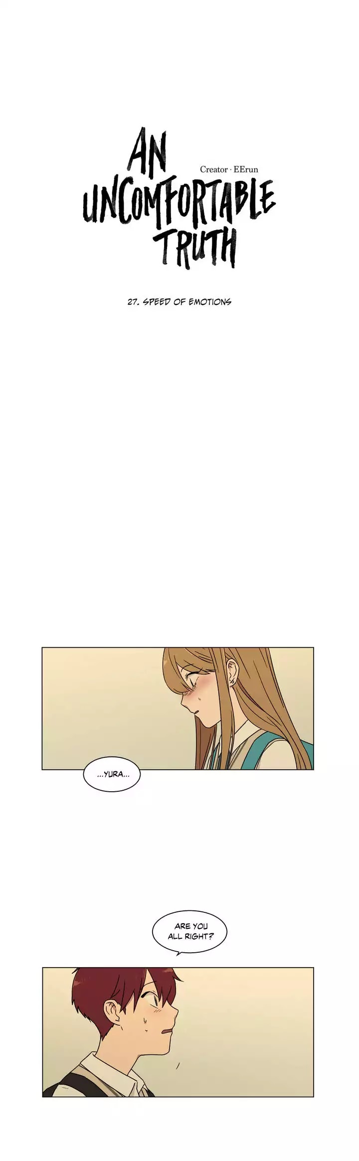 An Uncomfortable Truth Chapter 27 page 2 - Chapter 27: Speed of Emotions (1)
