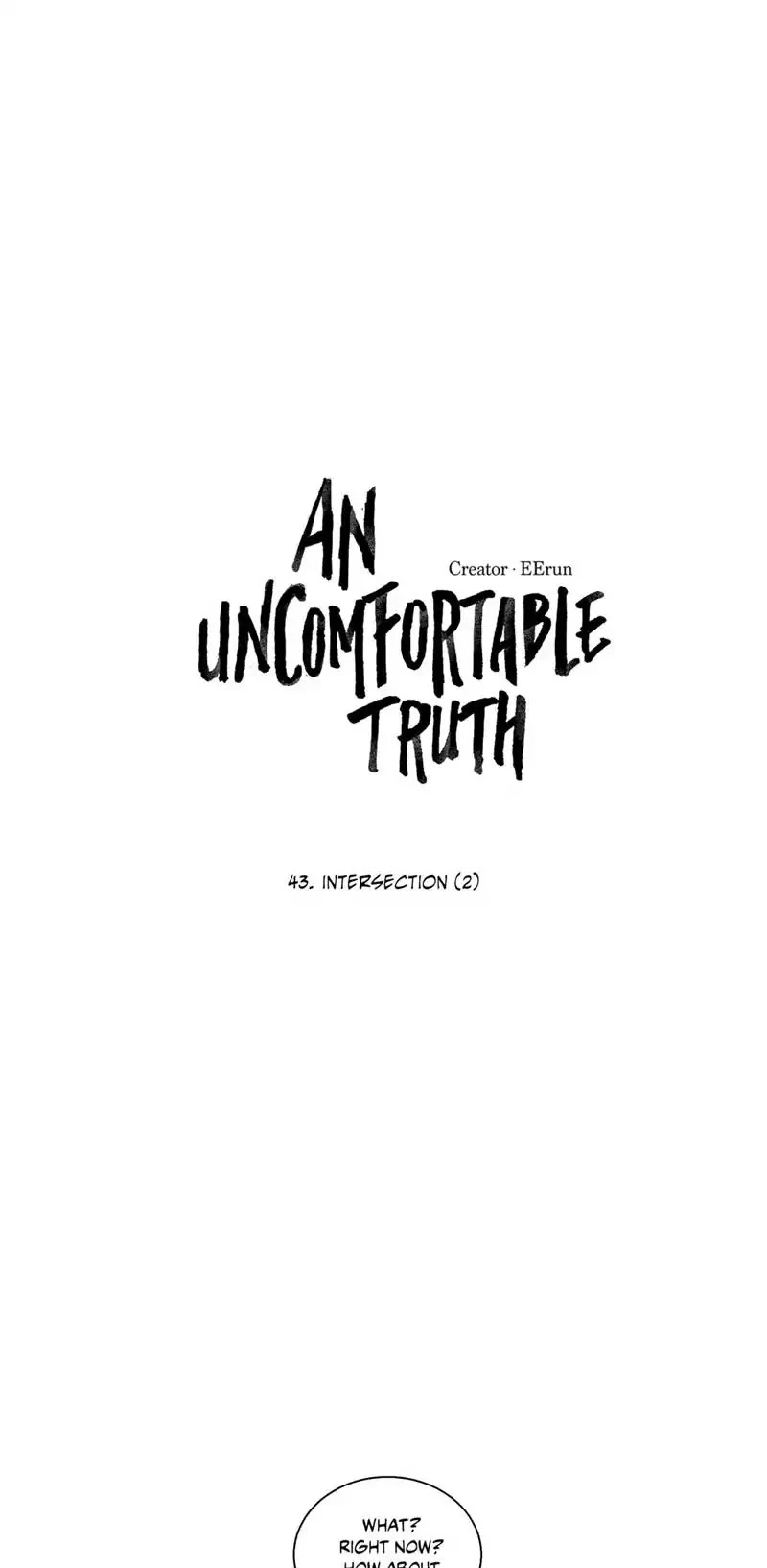 An Uncomfortable Truth Chapter 43 page 3 - Chapter 43: Intersection (2)