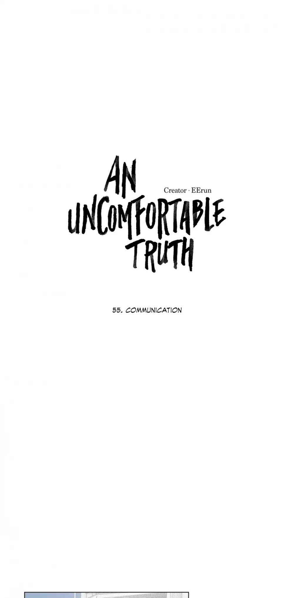 An Uncomfortable Truth Chapter 55 page 1 - Chapter 55: Communication