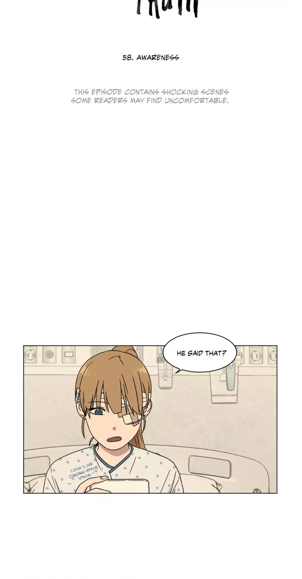 An Uncomfortable Truth Chapter 58 page 3 - Chapter 58: Awareness
