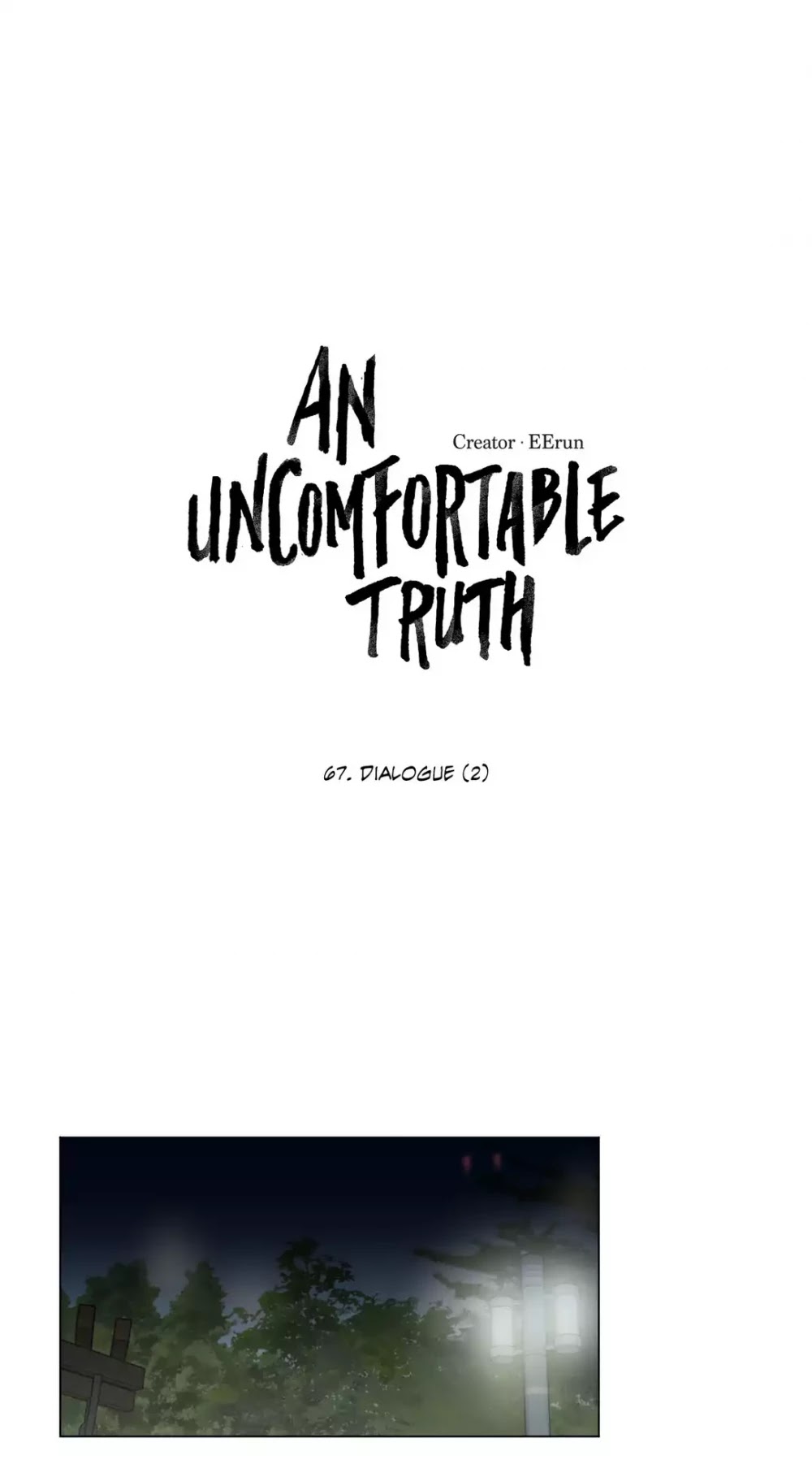 An Uncomfortable Truth Chapter 67 page 1 - Chapter 67: Dialogue (2)