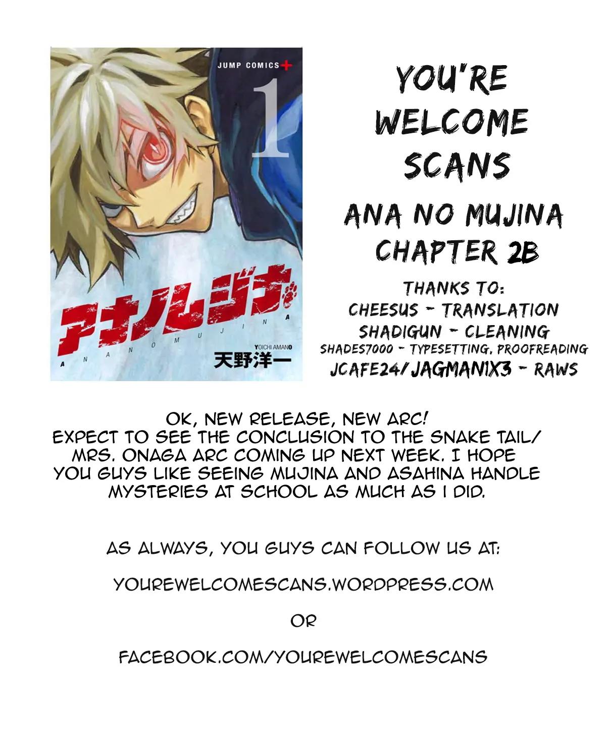 Ana no Mujina Chapter 2.1 page 31 - Chapter 2.1: Gang Song Sting. 1