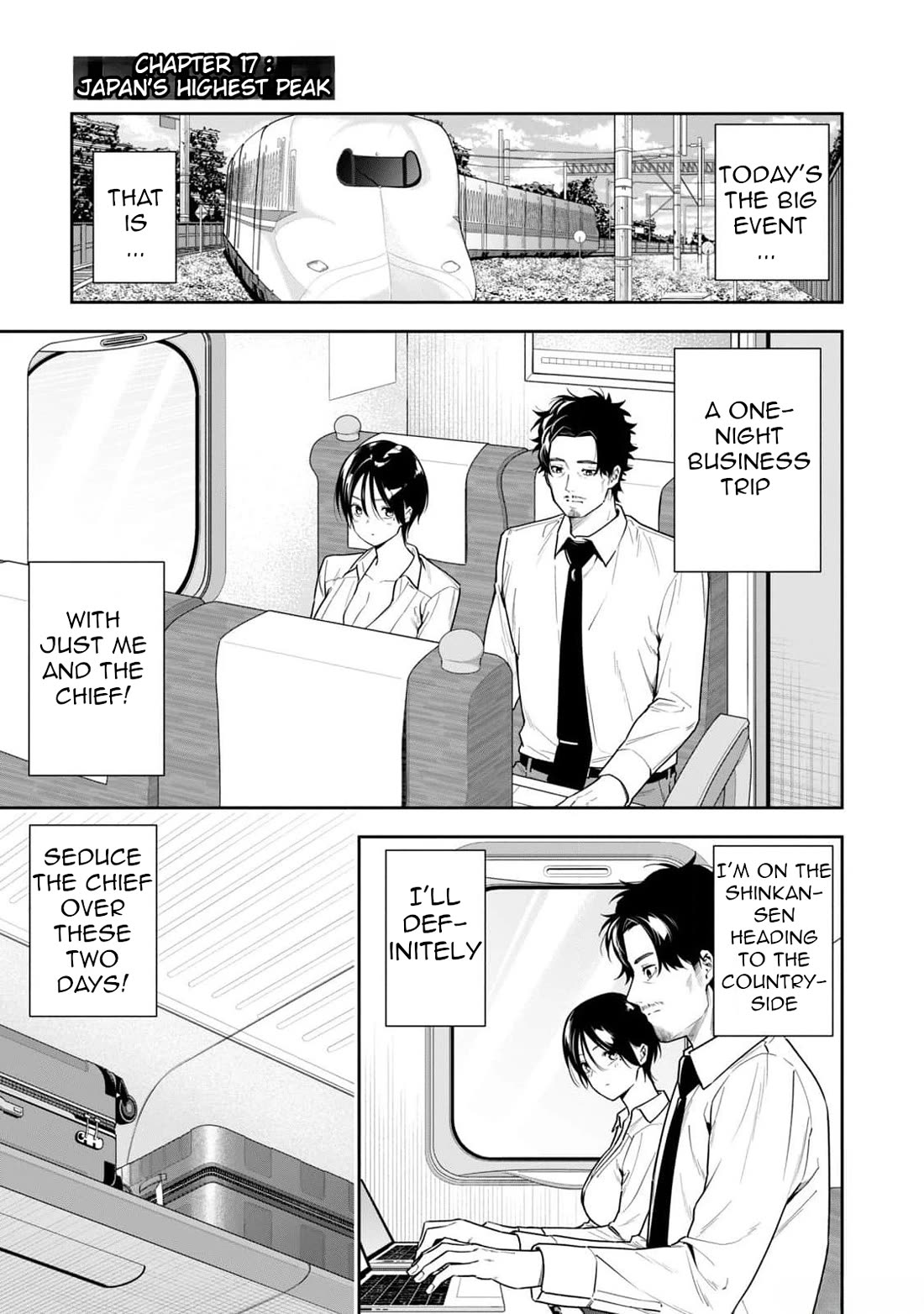 Anan-san Wants to Combine Within 3 Seconds of Meeting! Chapter 17 page 1 - Chapter 17: Japan's Highest Peak