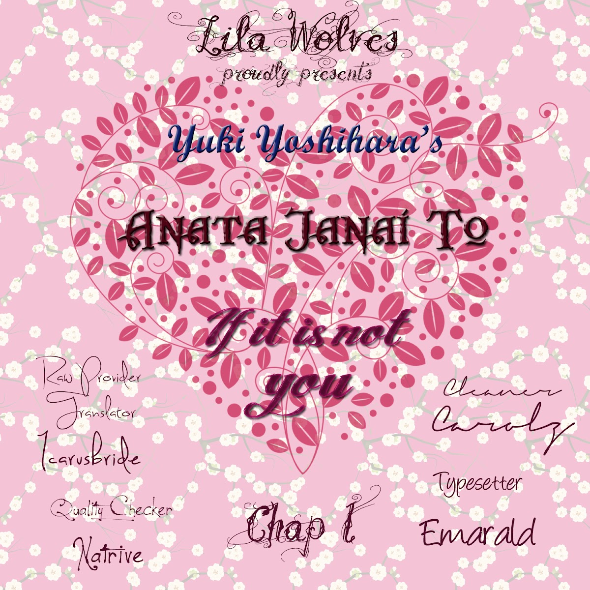 Anata Janai to Chapter 1.3 page 1 - Chapter 1 v3 : Make Me Throb
