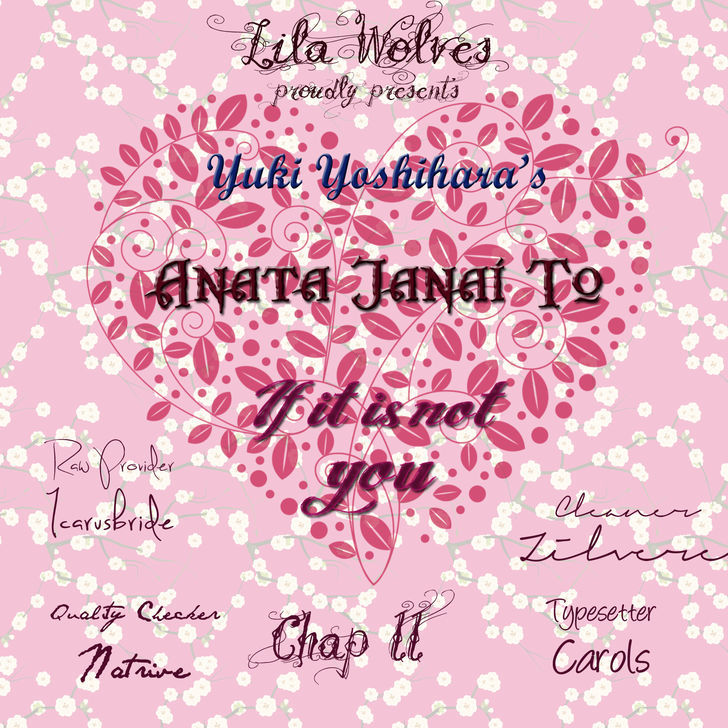 Anata Janai to Chapter 2 page 1 - Chapter 2 : If it is not you