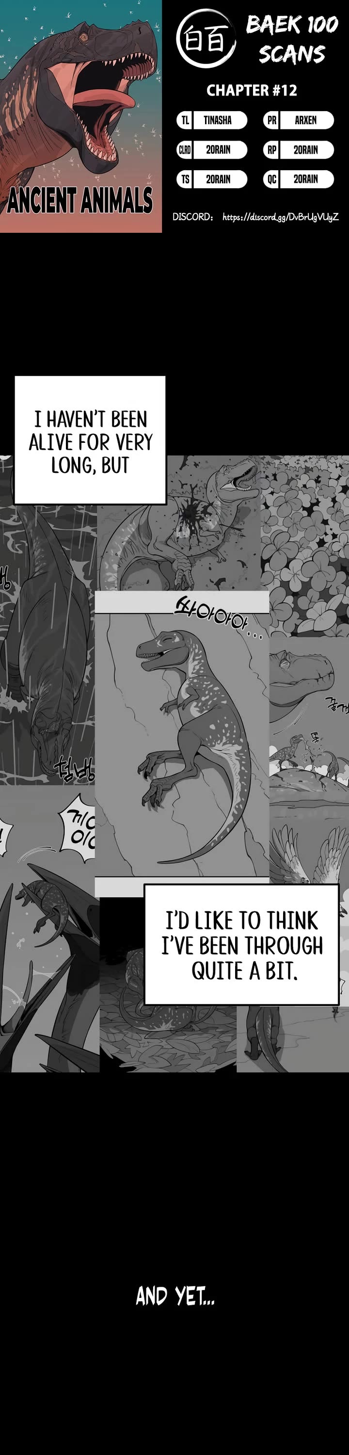 Ancient Animals Chapter 12 page 1 - Chapter 12: The Road Not Taken [12]