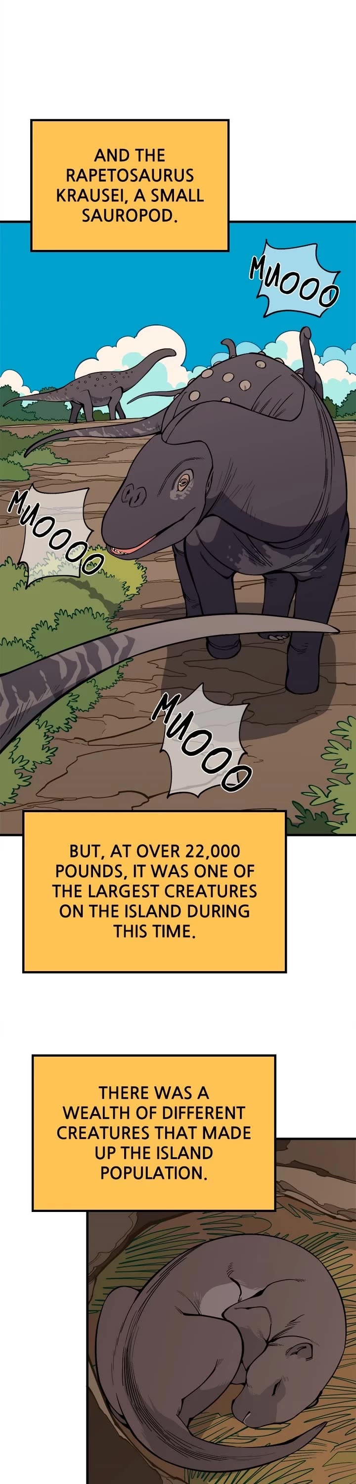 Ancient Animals Chapter 41 page 18 - Chapter 41: Ep. 41 - The Footprint Pond (1)