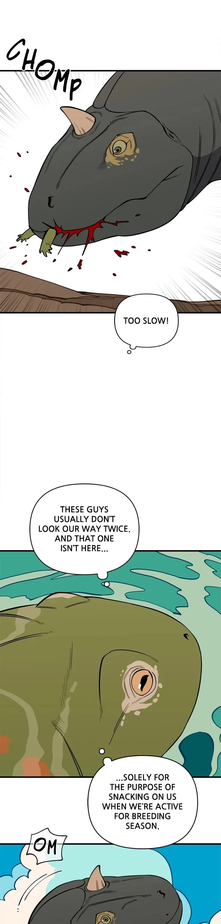 Ancient Animals Chapter 41 page 22 - Chapter 41: Ep. 41 - The Footprint Pond (1)