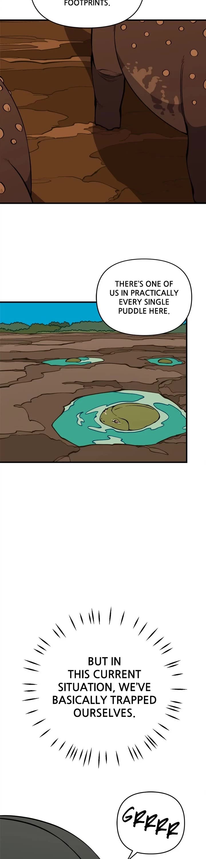 Ancient Animals Chapter 41 page 27 - Chapter 41: Ep. 41 - The Footprint Pond (1)