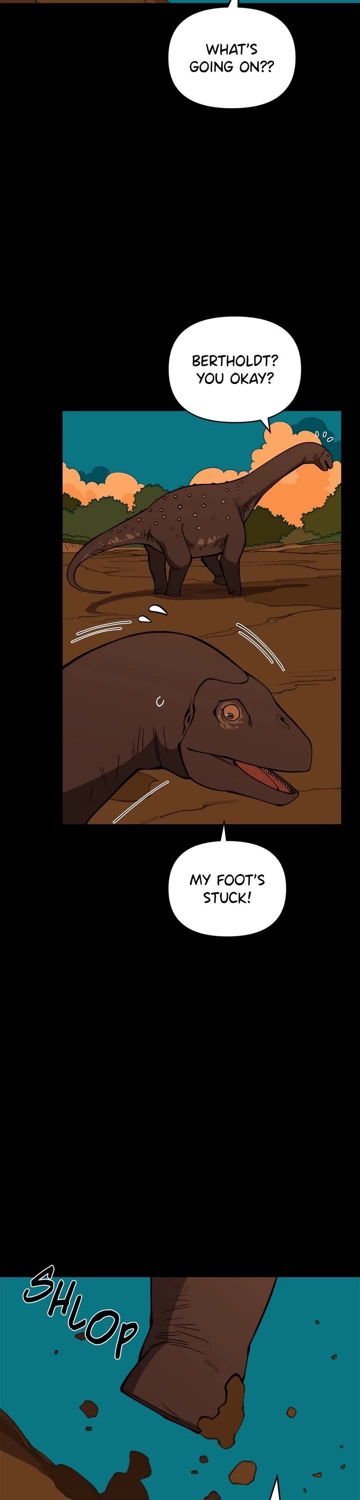 Ancient Animals Chapter 41 page 3 - Chapter 41: Ep. 41 - The Footprint Pond (1)