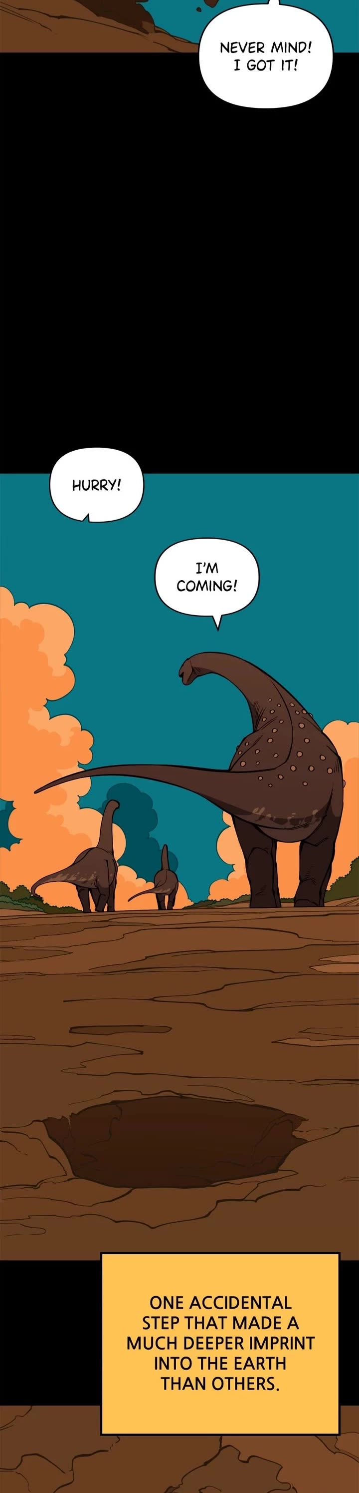 Ancient Animals Chapter 41 page 4 - Chapter 41: Ep. 41 - The Footprint Pond (1)