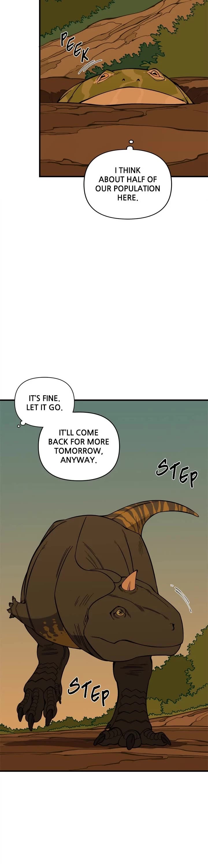 Ancient Animals Chapter 41 page 40 - Chapter 41: Ep. 41 - The Footprint Pond (1)