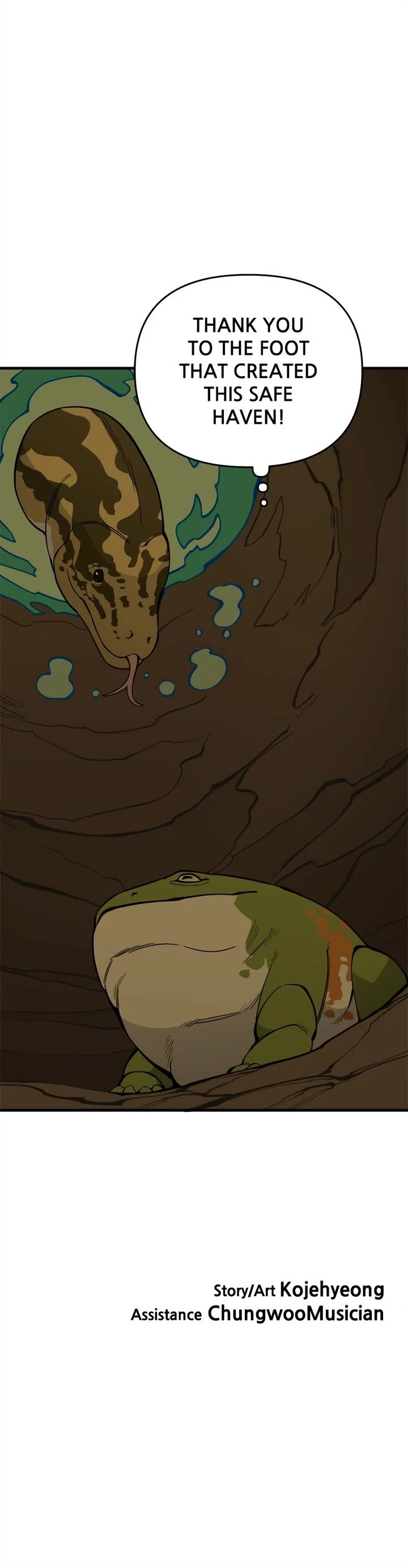 Ancient Animals Chapter 41 page 43 - Chapter 41: Ep. 41 - The Footprint Pond (1)