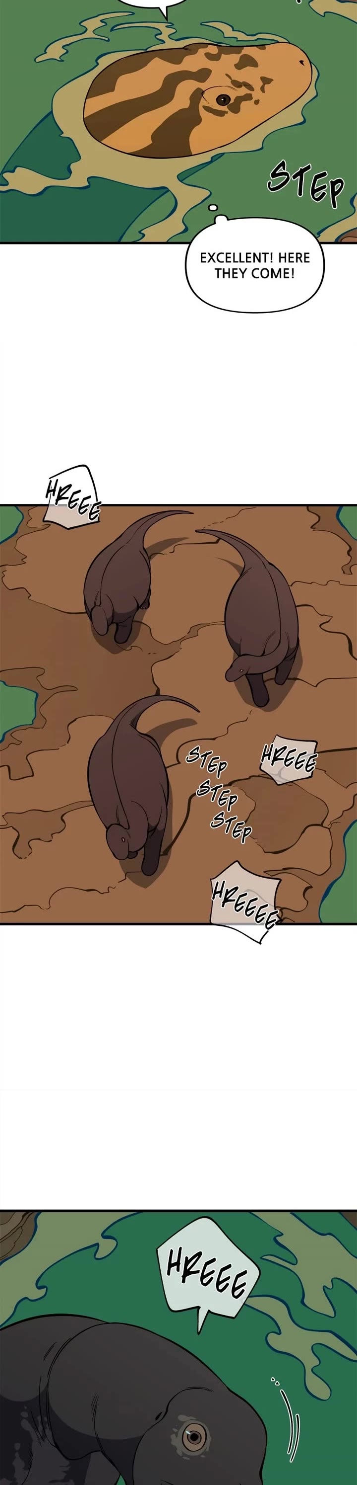 Ancient Animals Chapter 42 page 10 - Chapter 42: Ep. 42 - The Footprint Pond (2)