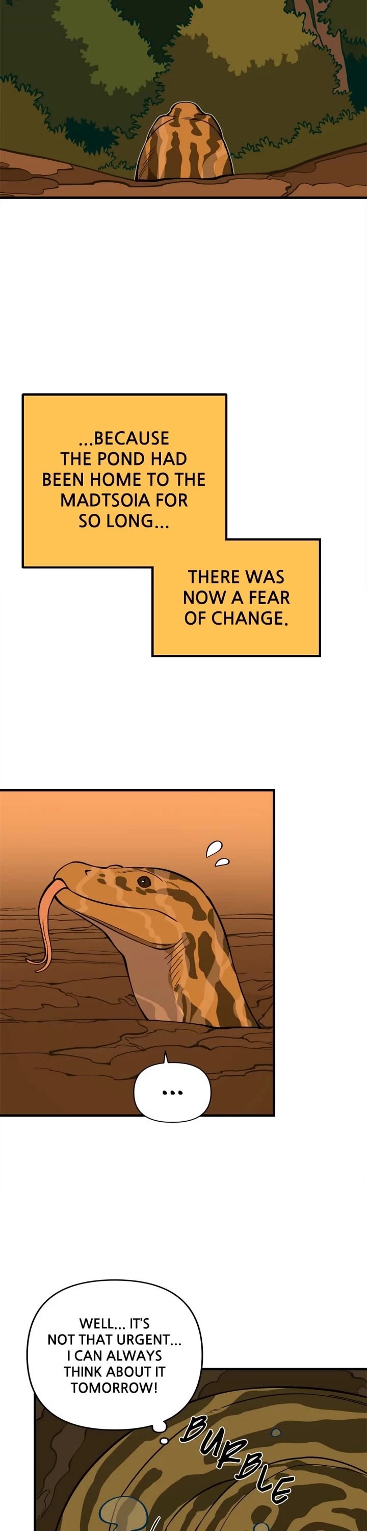 Ancient Animals Chapter 42 page 31 - Chapter 42: Ep. 42 - The Footprint Pond (2)