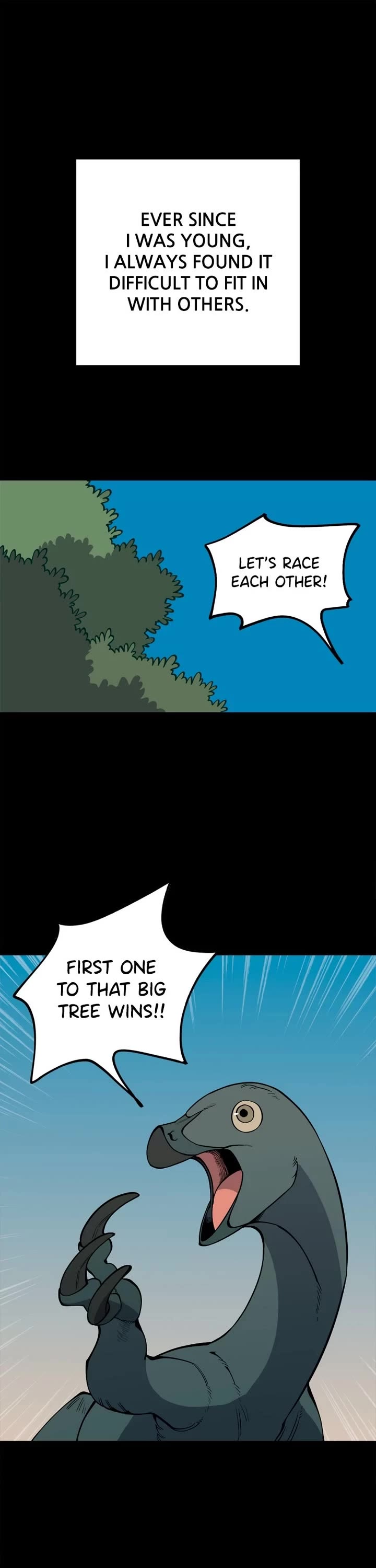 Ancient Animals Chapter 43 page 1 - Chapter 43: Ep. 43 - Protect the Lake (1)