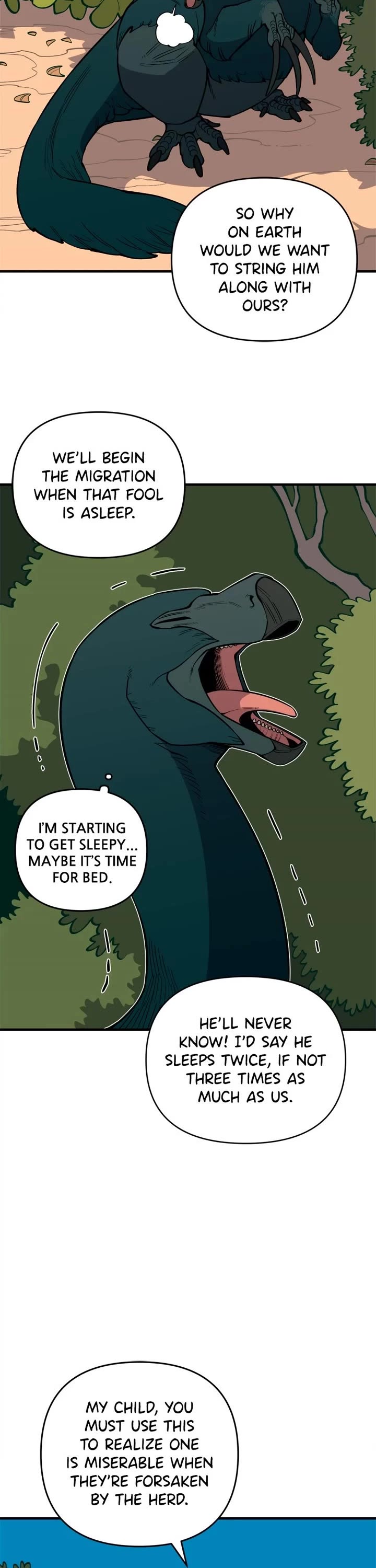 Ancient Animals Chapter 43 page 27 - Chapter 43: Ep. 43 - Protect the Lake (1)
