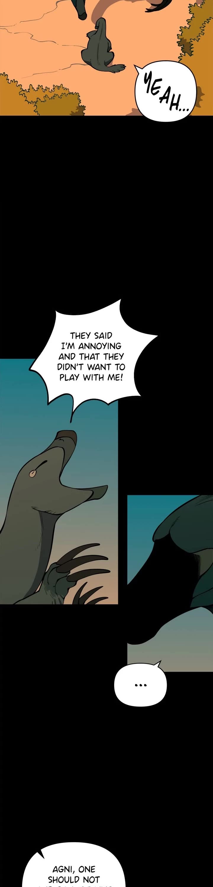 Ancient Animals Chapter 44 page 35 - Chapter 44: Ep. 44 - Protect the Lake (2)