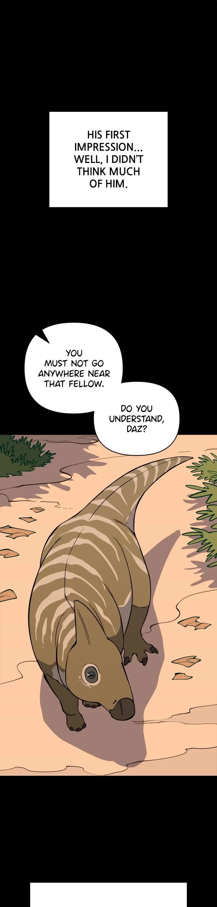Ancient Animals Chapter 46 page 1 - Chapter 46: Ep. 46 - Protect the Lake (4)