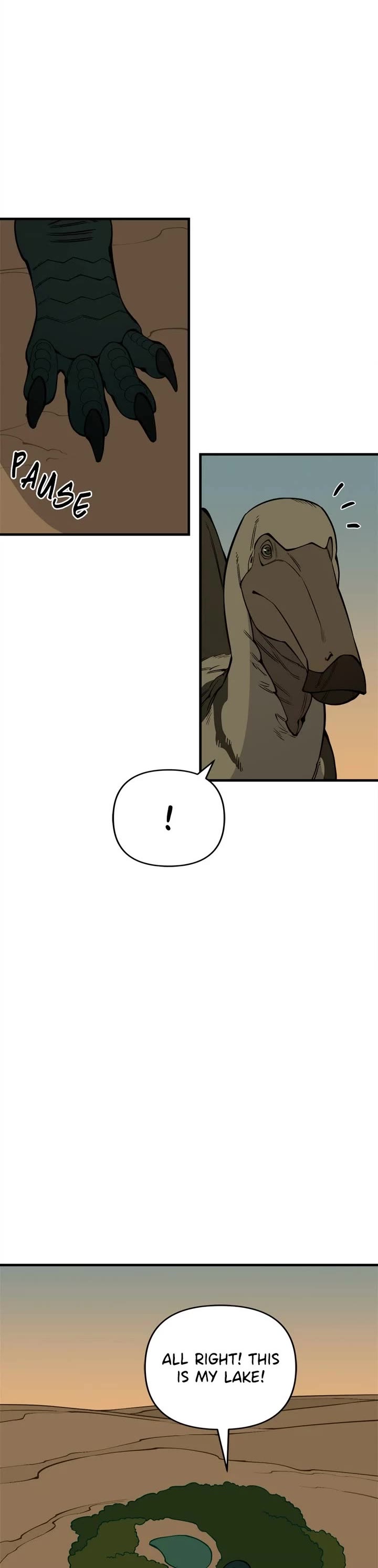 Ancient Animals Chapter 49 page 35 - Chapter 49: Ep. 49 - Protect the Lake (7)