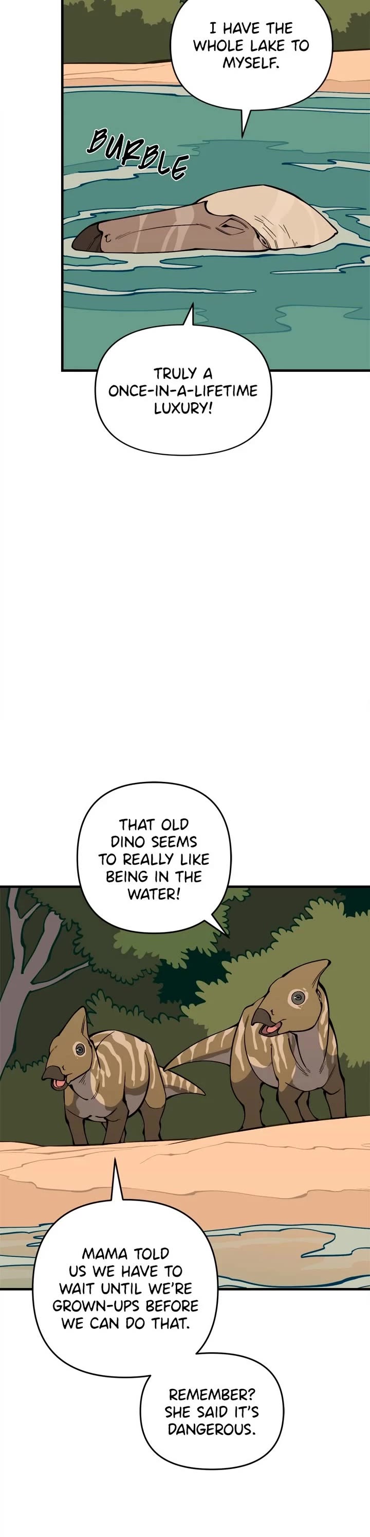 Ancient Animals Chapter 50 page 14 - Chapter 50: Ep. 50 - Protect the Lake (8)