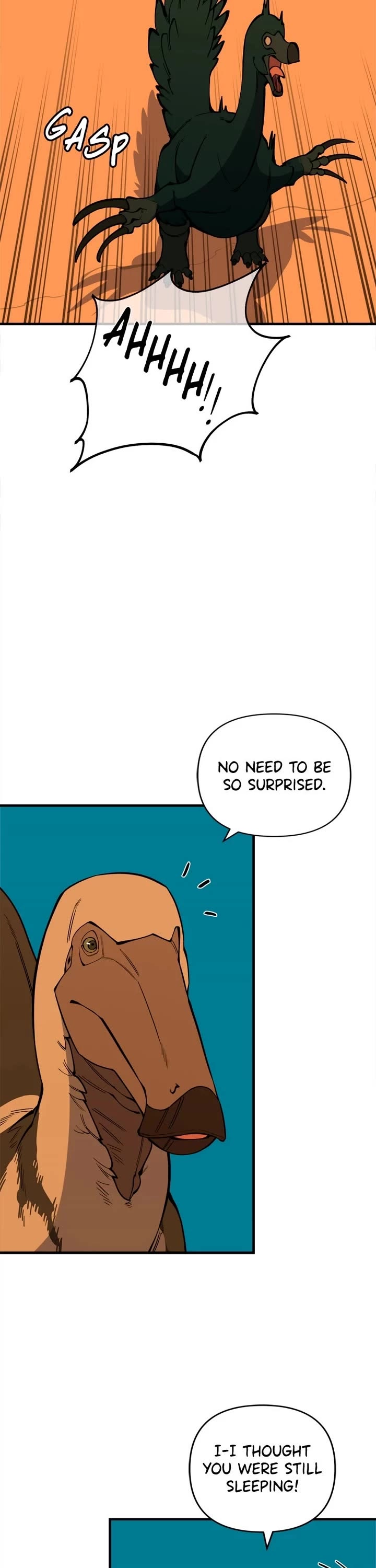 Ancient Animals Chapter 50 page 33 - Chapter 50: Ep. 50 - Protect the Lake (8)