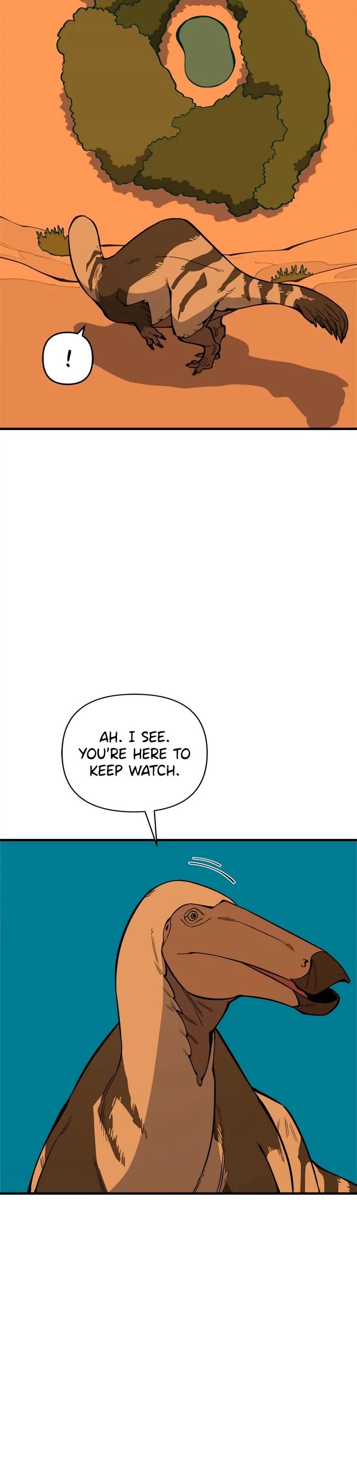 Ancient Animals Chapter 50 page 35 - Chapter 50: Ep. 50 - Protect the Lake (8)