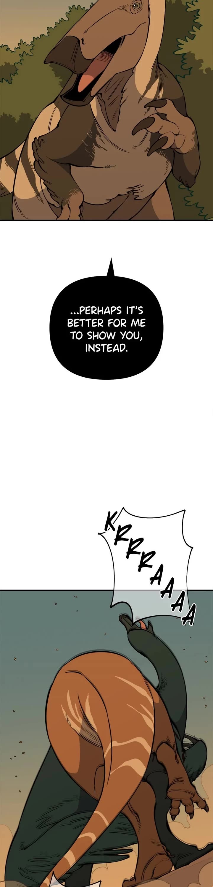 Ancient Animals Chapter 54 page 34 - Chapter 54: Ep. 54 - Protect the Lake (12)