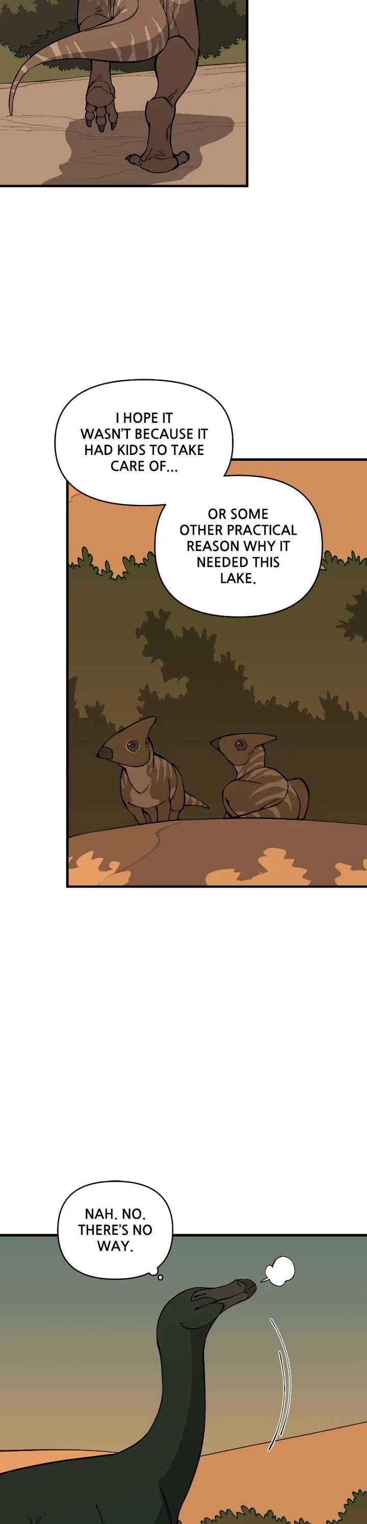 Ancient Animals Chapter 56 page 35 - Chapter 56: Ep. 56 - Protect the Lake (14)